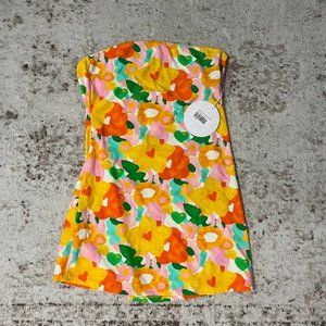 Princess Polly Mini Dress - Floral Yellow/ US 8 (new with tags/NWT)